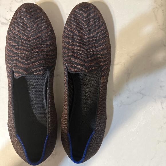 Rothy's Shoes - Rothy's Loafer- Metallic stripe Size 8